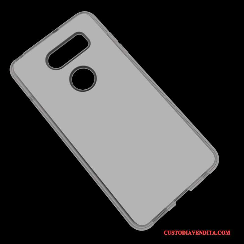 Custodia Lg V30 Morbido Macchiati, Cover Lg V30 Borse Nero