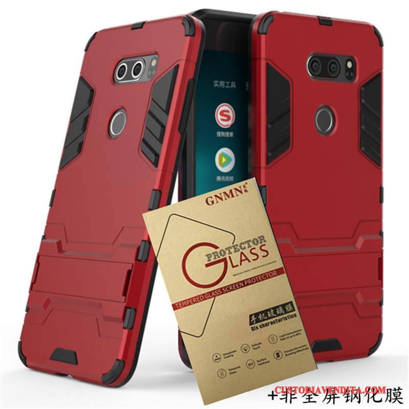 Custodia Lg V30 Protezione Anti-caduta Tendenza, Cover Lg V30 Blu Supporto