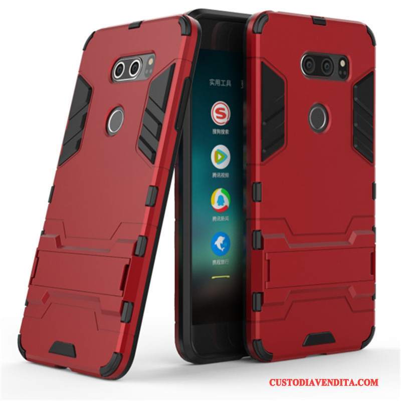 Custodia Lg V30 Protezione Anti-caduta Tendenza, Cover Lg V30 Blu Supporto