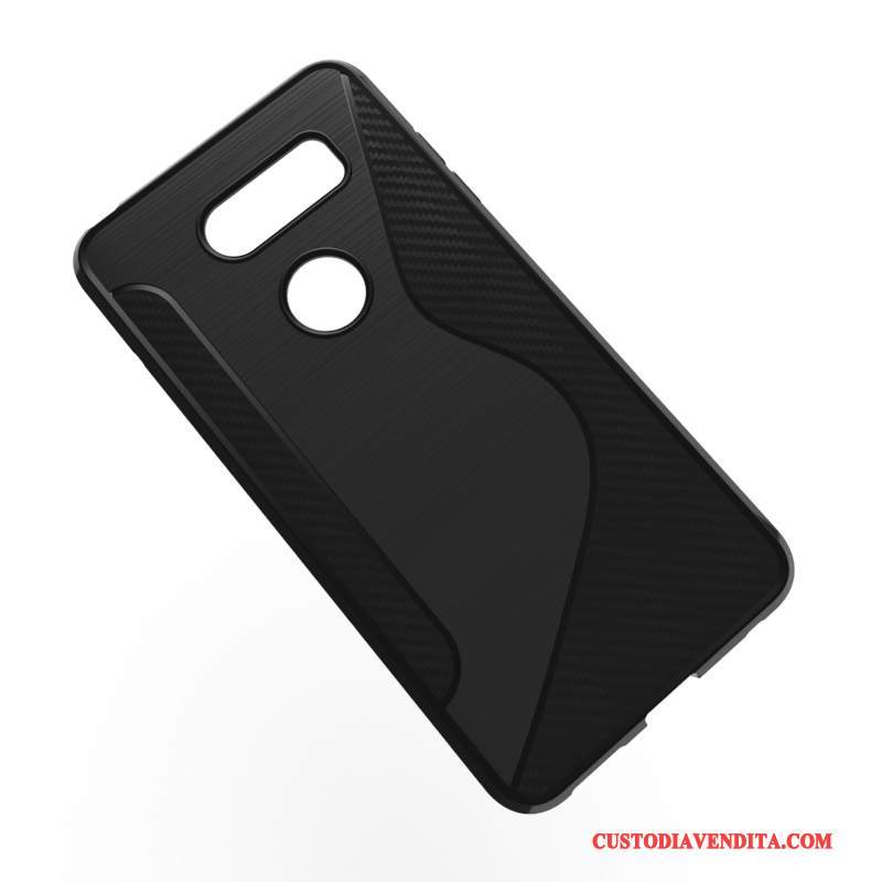 Custodia Lg V30 Protezione Nero Antiscivolo, Cover Lg V30 Telefono Borse