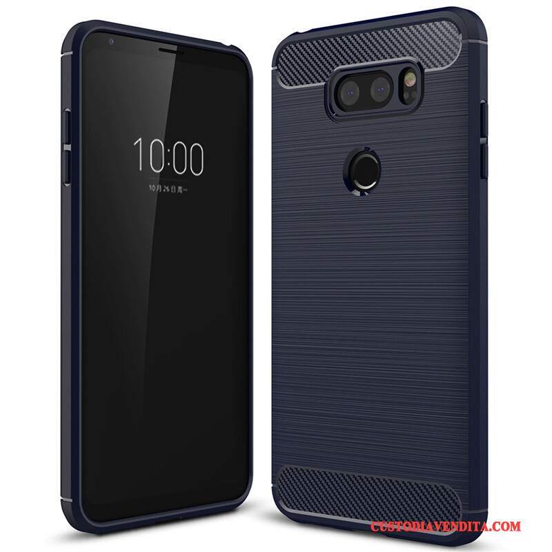 Custodia Lg V30 Silicone Anti-cadutatelefono, Cover Lg V30 Protezione Tutto Incluso Morbido