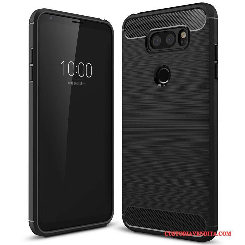 Custodia Lg V30 Silicone Anti-cadutatelefono, Cover Lg V30 Protezione Tutto Incluso Morbido