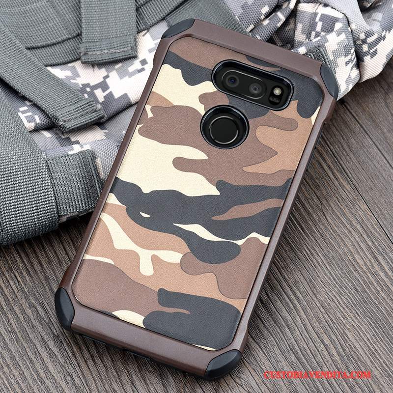 Custodia Lg V30 Silicone Camuffamentotelefono, Cover Lg V30 Protezione Morbido Anti-caduta