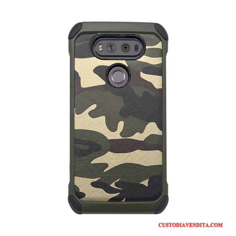 Custodia Lg V30 Silicone Di Personalità Camuffamento, Cover Lg V30 Creativo Telefono Morbido