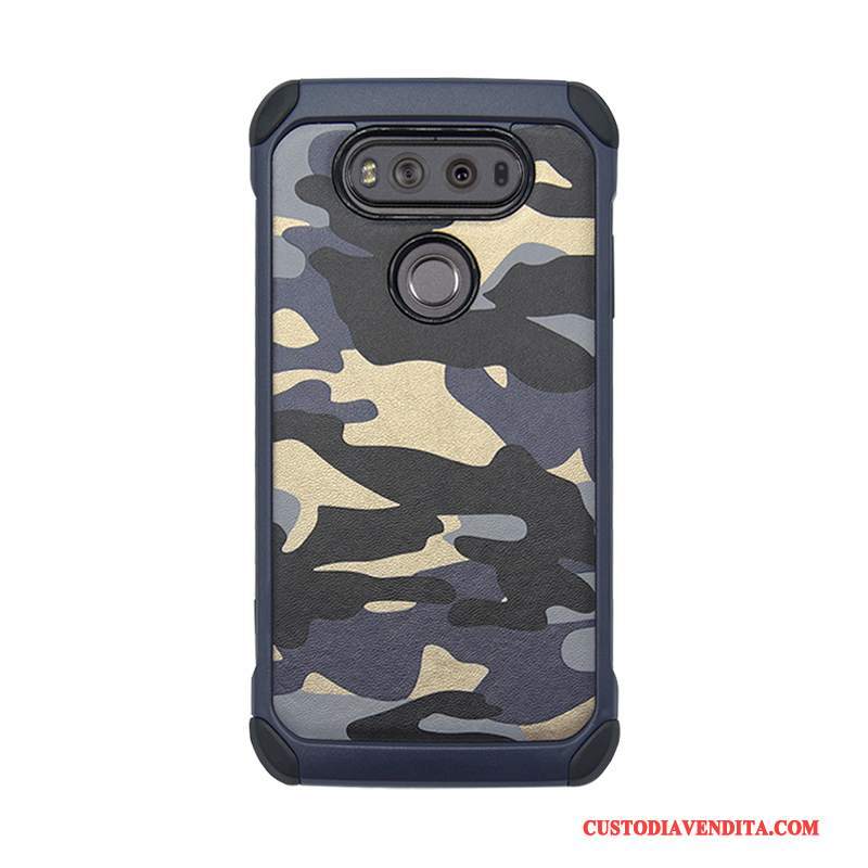 Custodia Lg V30 Silicone Di Personalità Camuffamento, Cover Lg V30 Creativo Telefono Morbido