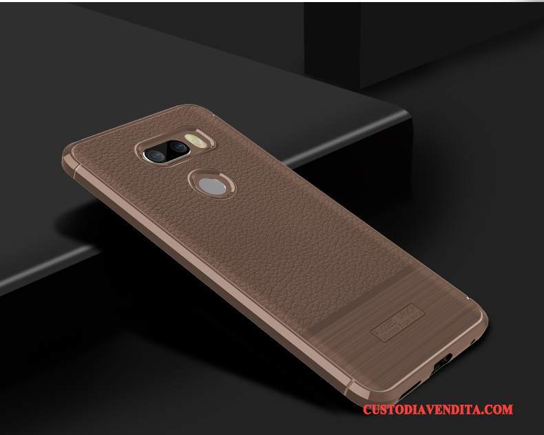 Custodia Lg V30 Silicone Morbidotelefono, Cover Lg V30 Protezione Anti-caduta Grigio