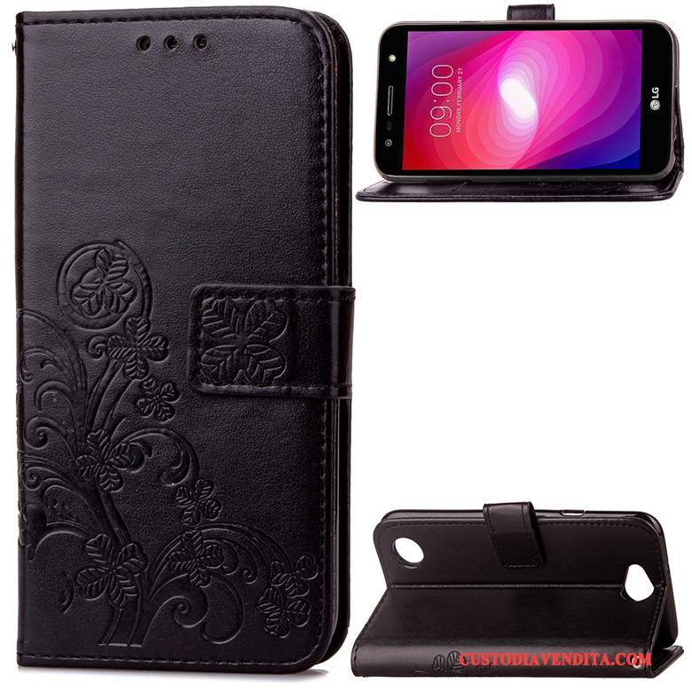 Custodia Lg X Power 2 Protezione Porpora Morbido, Cover Lg X Power 2 Silicone Telefono Anti-caduta