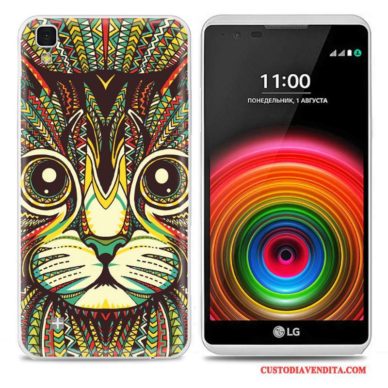 Custodia Lg X Power Colore Sottile Blu, Cover Lg X Power Protezione Morbidotelefono