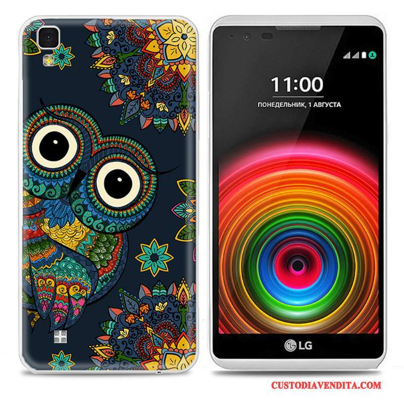 Custodia Lg X Power Colore Sottile Blu, Cover Lg X Power Protezione Morbidotelefono