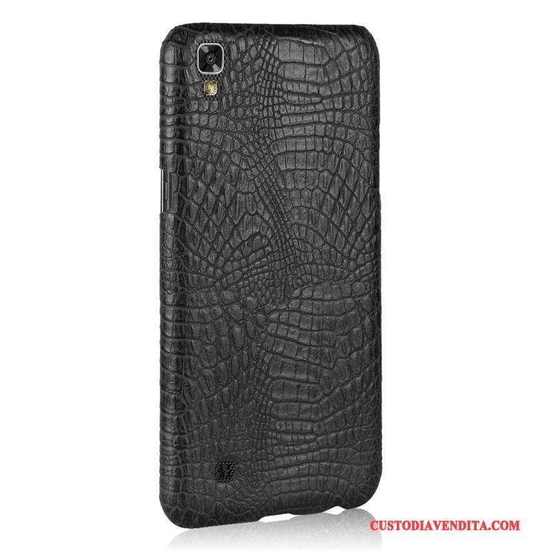 Custodia Lg X Power Protezione Telefono Difficile, Cover Lg X Power Nero Modello Coccodrillo