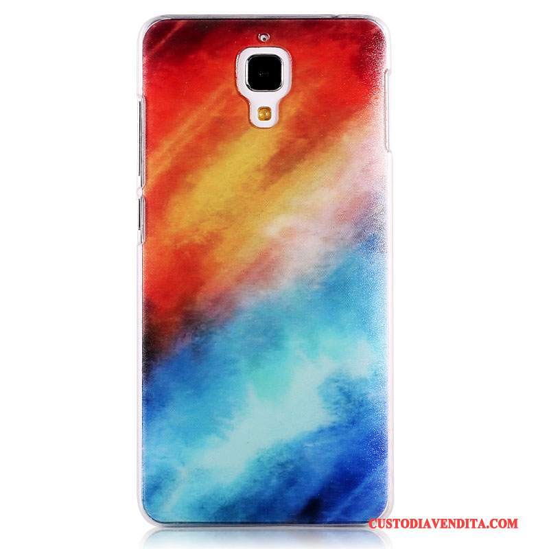 Custodia Mi 4 Cartone Animato Macchiati Piccola, Cover Mi 4 Colore Sottili Tendenza