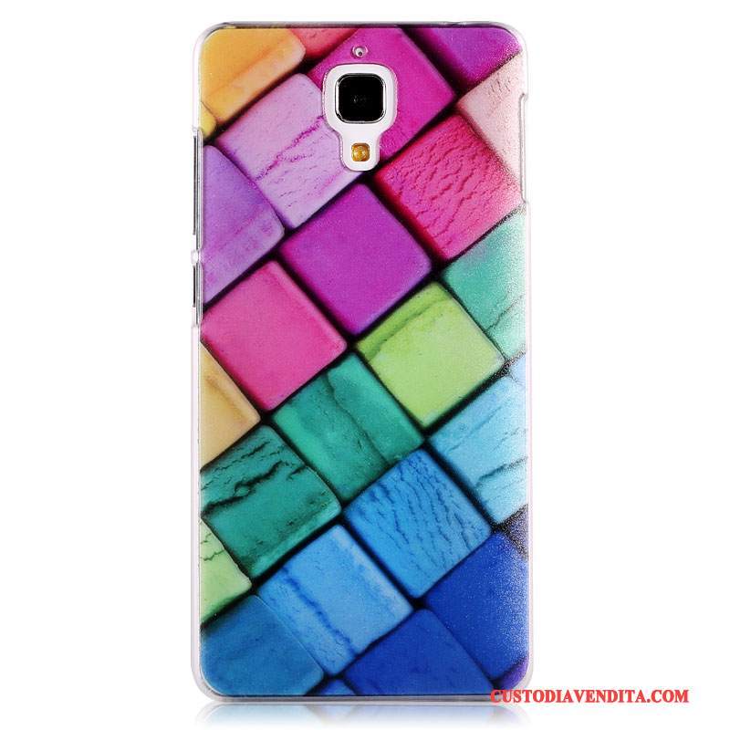 Custodia Mi 4 Cartone Animato Macchiati Piccola, Cover Mi 4 Colore Sottili Tendenza