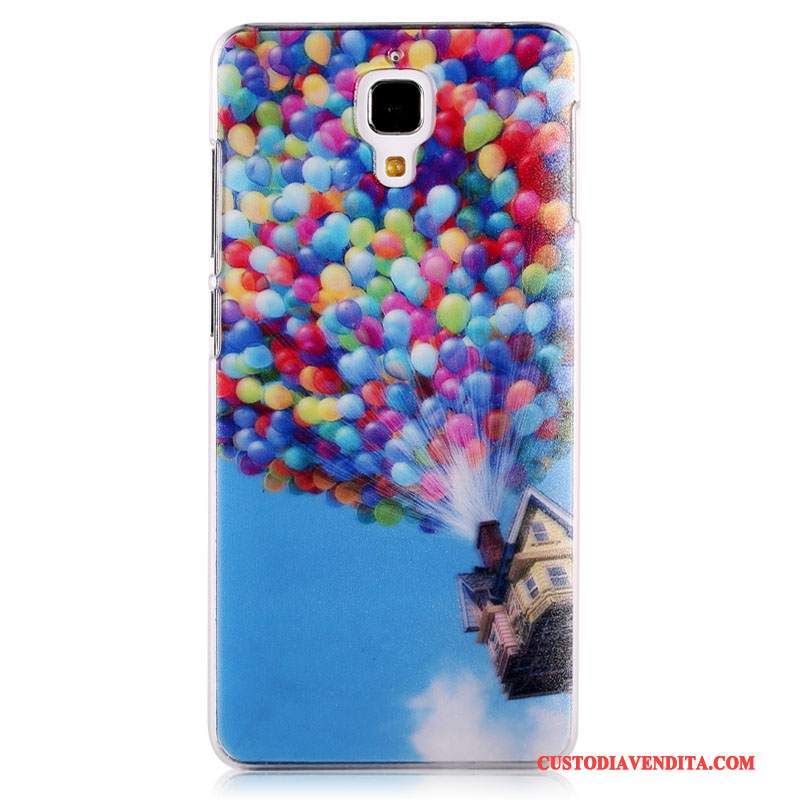 Custodia Mi 4 Cartone Animato Macchiati Piccola, Cover Mi 4 Colore Sottili Tendenza