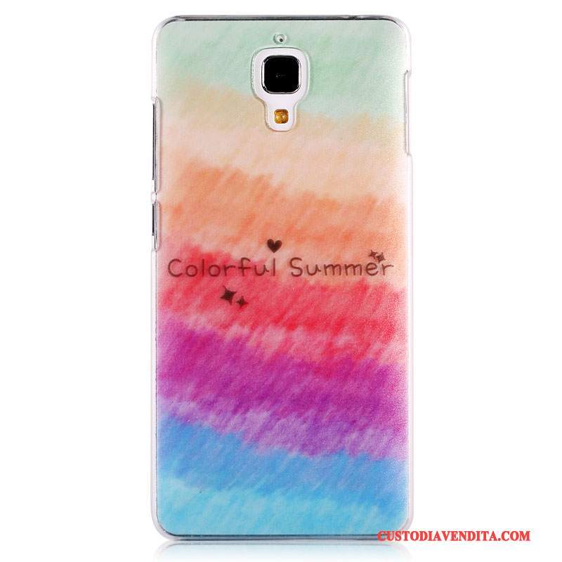 Custodia Mi 4 Cartone Animato Macchiati Piccola, Cover Mi 4 Colore Sottili Tendenza