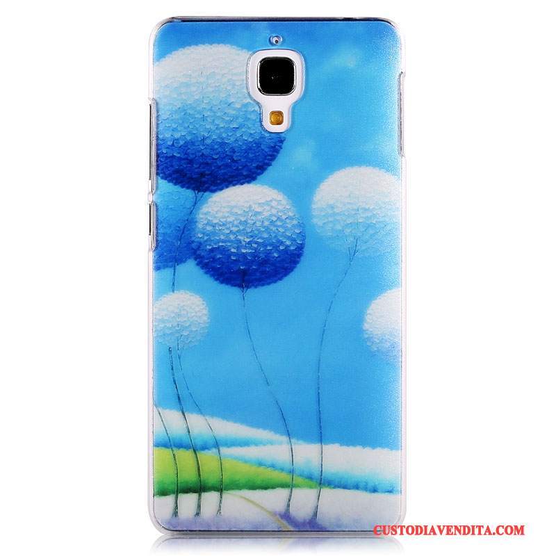 Custodia Mi 4 Cartone Animato Macchiati Piccola, Cover Mi 4 Colore Sottili Tendenza