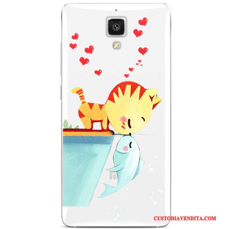 Custodia Mi 4 Cartone Animato Tutto Inclusotelefono, Cover Mi 4 Silicone Piccola Coperchio Posteriore