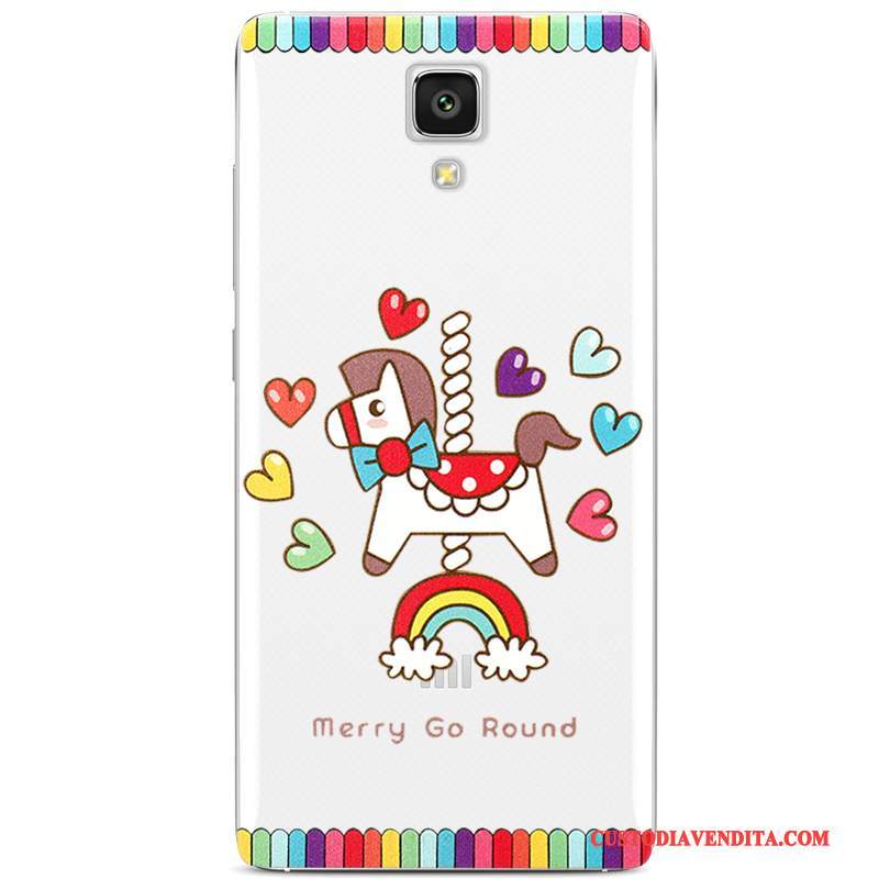 Custodia Mi 4 Cartone Animato Tutto Inclusotelefono, Cover Mi 4 Silicone Piccola Coperchio Posteriore