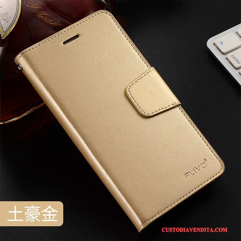 Custodia Mi 4 Pelle Morbidotelefono, Cover Mi 4 Protezione Oro Piccola