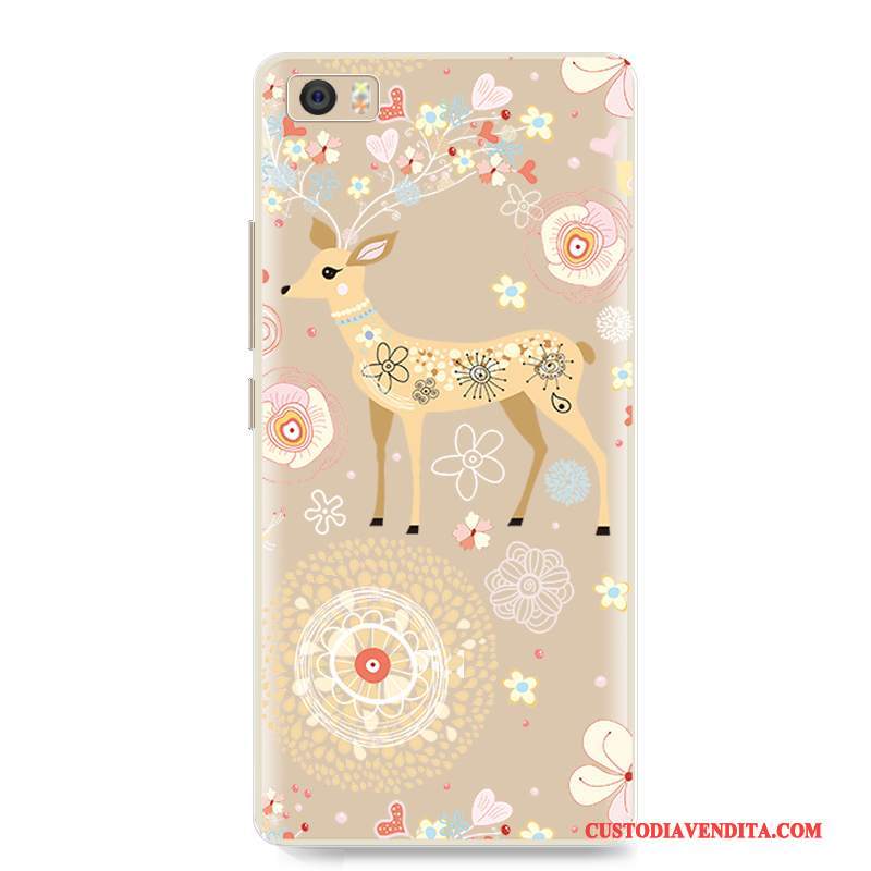 Custodia Mi 5 Cartone Animato Fresco Bello, Cover Mi 5 Silicone Piccola Tutto Incluso