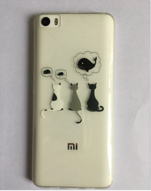 Custodia Mi 5 Cartone Animato Fresco Bello, Cover Mi 5 Silicone Piccola Tutto Incluso