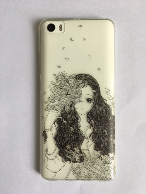 Custodia Mi 5 Cartone Animato Fresco Bello, Cover Mi 5 Silicone Piccola Tutto Incluso