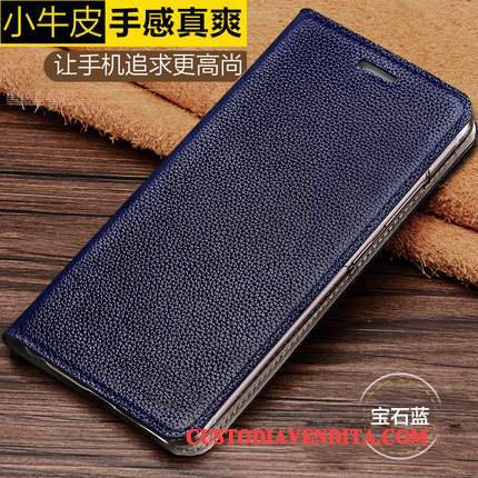 Custodia Mi 5x Pelle Oro Difficile, Cover Mi 5x Folio Lusso Affari