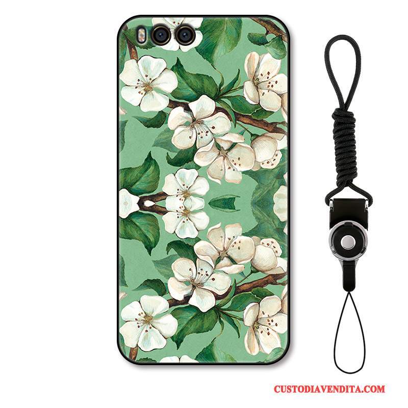 Custodia Mi 6 Moda Ornamenti Appesi Arte, Cover Mi 6 Protezione Piccola Verde