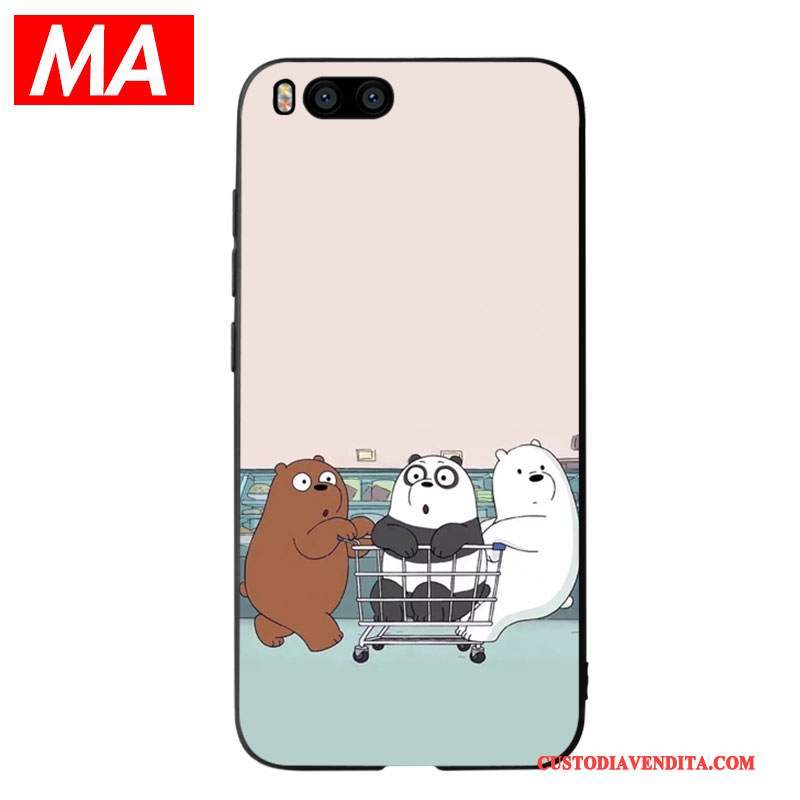 Custodia Mi 6 Moda Tutto Incluso Tendenza, Cover Mi 6 Cartone Animato Blu Chiaro Orso