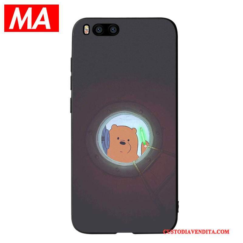 Custodia Mi 6 Moda Tutto Incluso Tendenza, Cover Mi 6 Cartone Animato Blu Chiaro Orso