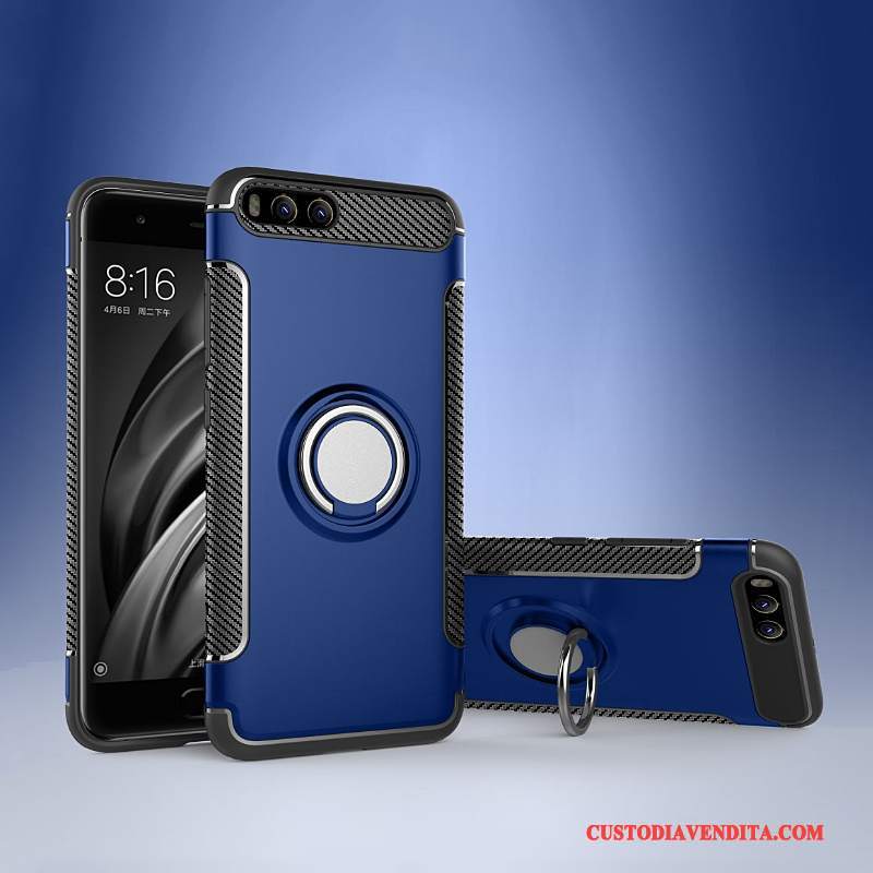 Custodia Mi 6 Pelle Supporto Anti-caduta, Cover Mi 6 Protezione Magneticotelefono