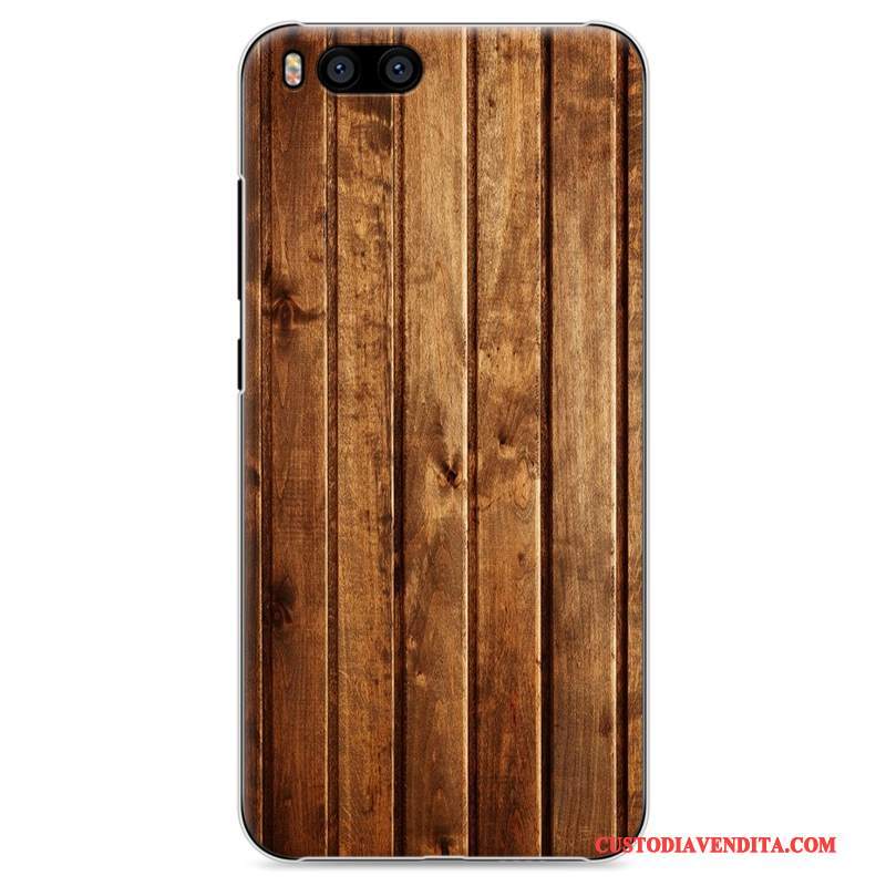 Custodia Mi 6 Protezione Telefono Bianco, Cover Mi 6 Vintage Legno Difficile