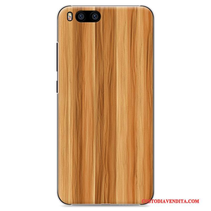 Custodia Mi 6 Protezione Telefono Bianco, Cover Mi 6 Vintage Legno Difficile