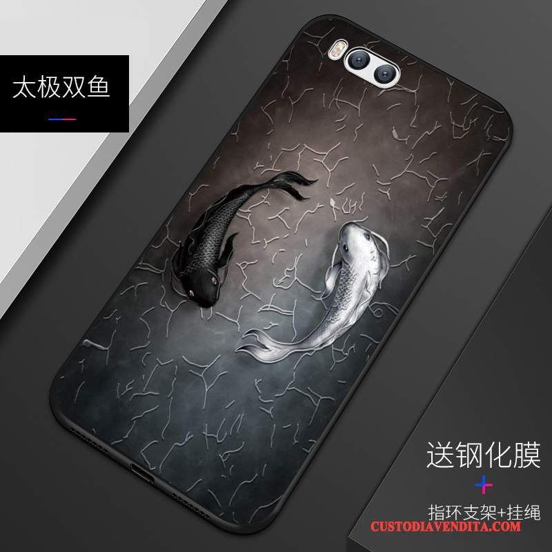 Custodia Mi 6 Silicone Personalizza Macchiati, Cover Mi 6 Goffratura Anti-caduta Morbido