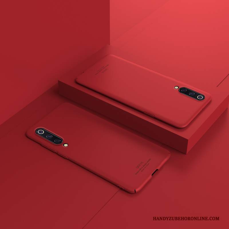 Custodia Mi 9 Creativo Tutto Incluso Rosso, Cover Mi 9 Silicone Piccola Sottile