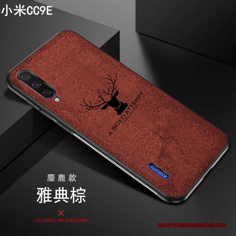 Custodia Mi 9 Lite Creativo Telefono Alce, Cover Mi 9 Lite Protezione Marchio Di Tendenza Cervo