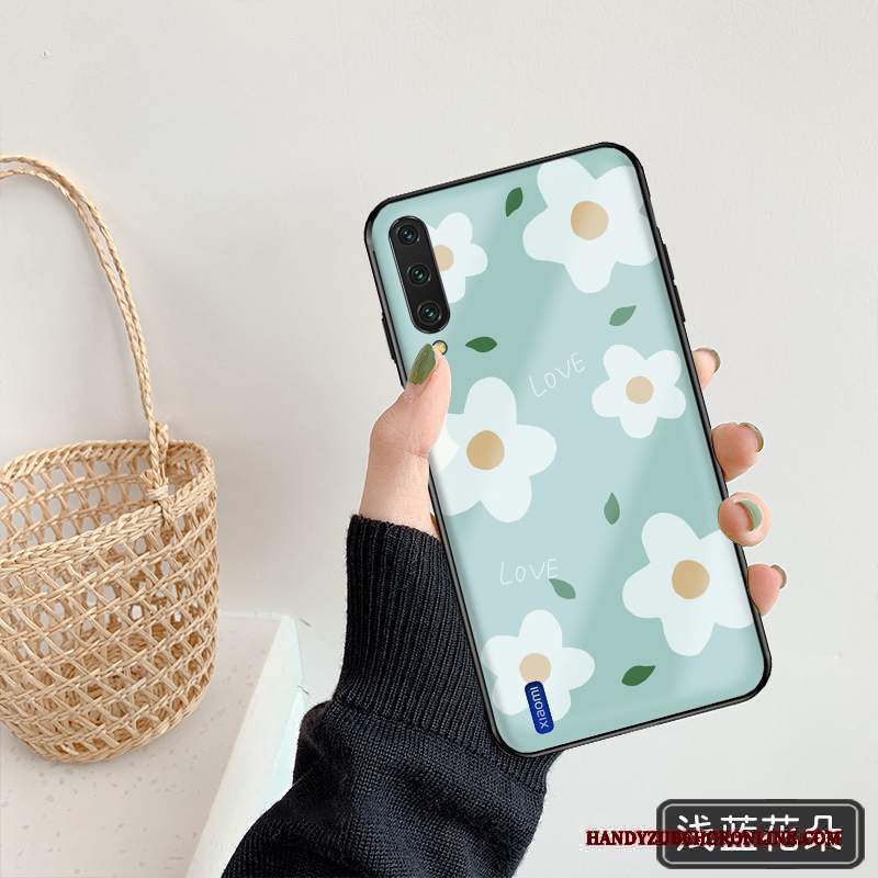 Custodia Mi 9 Lite Moda Vetro Piccola, Cover Mi 9 Lite Creativo Net Red Tutto Incluso