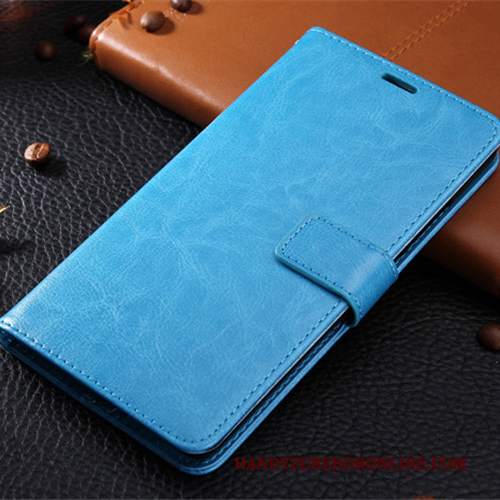 Custodia Mi 9t Pelle Piccolatelefono, Cover Mi 9t Portafoglio Blu Tendenza