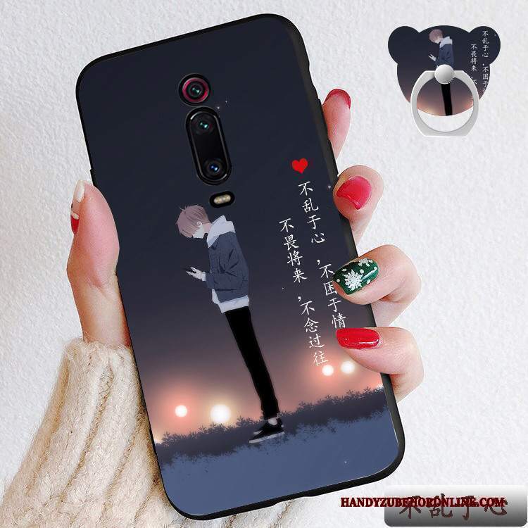 Custodia Mi 9t Pro Cartone Animato Piccola Cuore, Cover Mi 9t Pro Silicone Telefono Macchiati