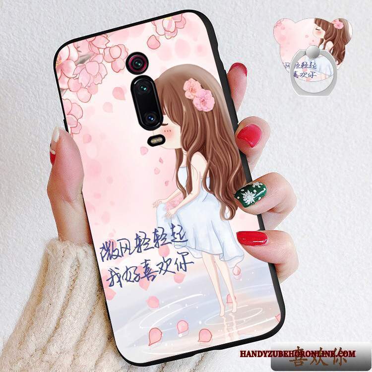 Custodia Mi 9t Pro Cartone Animato Piccola Cuore, Cover Mi 9t Pro Silicone Telefono Macchiati