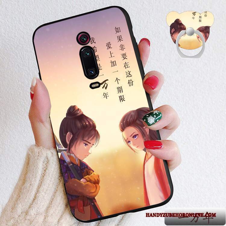 Custodia Mi 9t Pro Cartone Animato Piccola Cuore, Cover Mi 9t Pro Silicone Telefono Macchiati