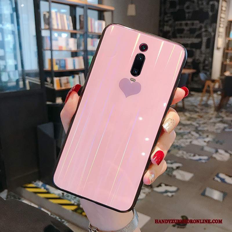 Custodia Mi 9t Pro Creativo Tendenza Sottile, Cover Mi 9t Pro Rosatelefono