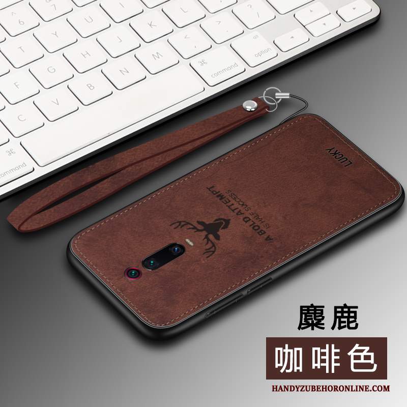 Custodia Mi 9t Silicone Marchio Di Tendenza Magnetico, Cover Mi 9t Protezione Telefono Morbido