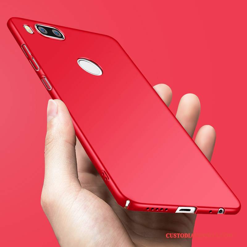 Custodia Mi A1 Rosso Pellicola Protettiva, Cover Mi A1 Telefono Difficile