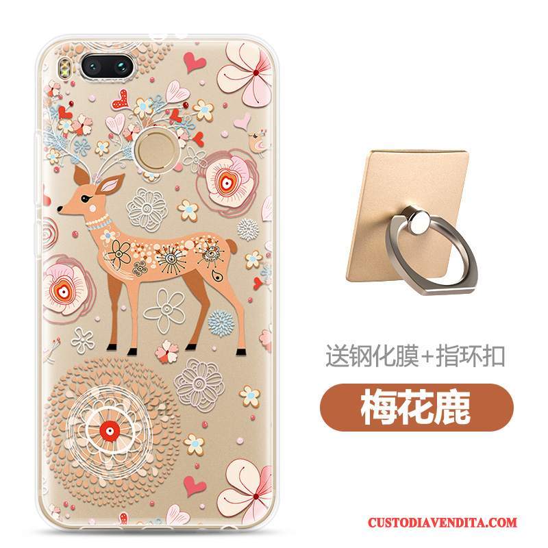 Custodia Mi A1 Silicone Sottile Morbido, Cover Mi A1 Colore Macchiatitelefono