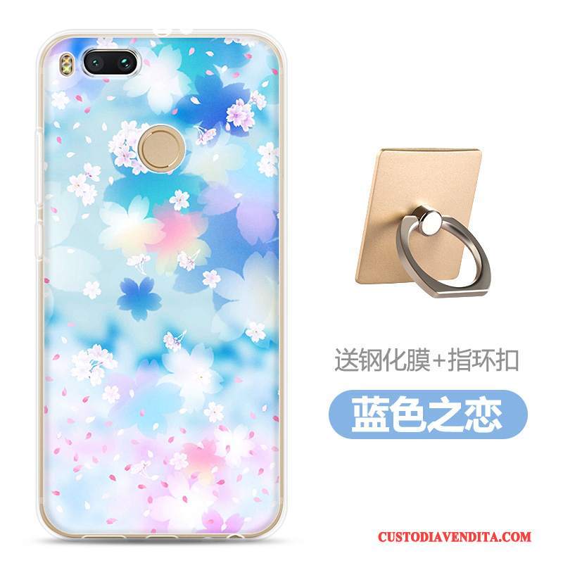 Custodia Mi A1 Silicone Sottile Morbido, Cover Mi A1 Colore Macchiatitelefono