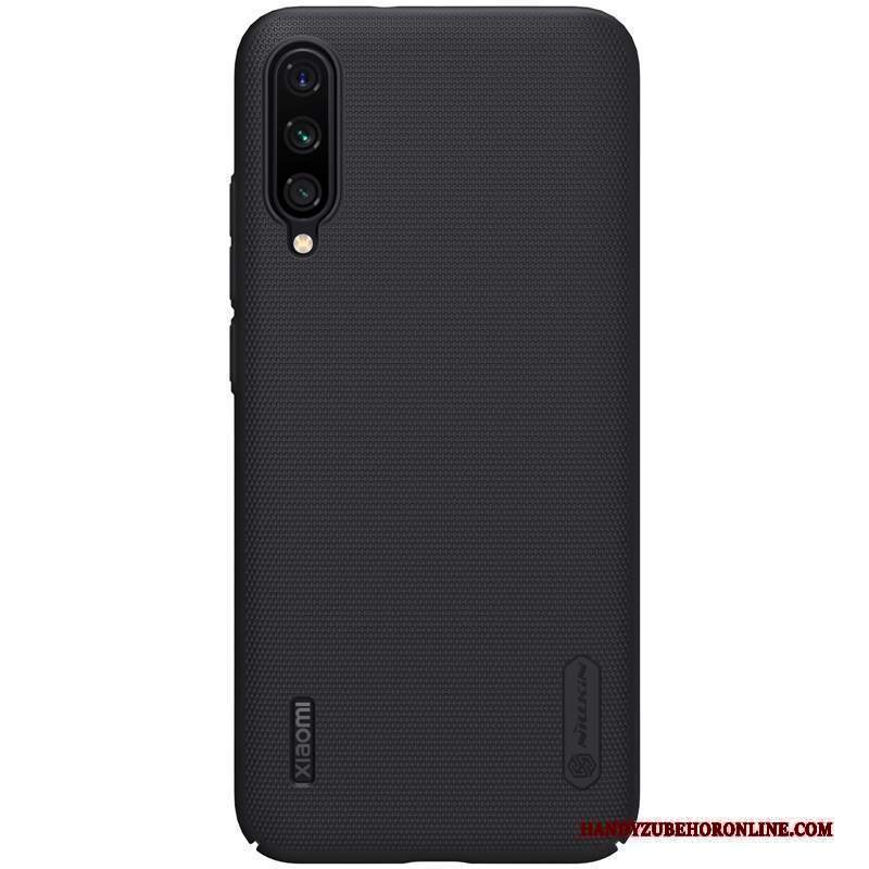 Custodia Mi A3 Protezione Monocromatico Difficile, Cover Mi A3 Leggere Blu