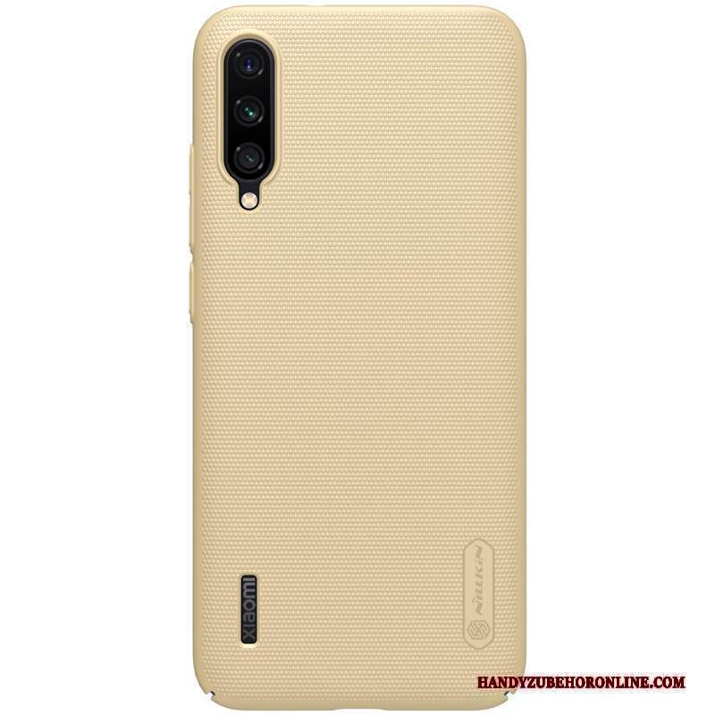 Custodia Mi A3 Protezione Monocromatico Difficile, Cover Mi A3 Leggere Blu