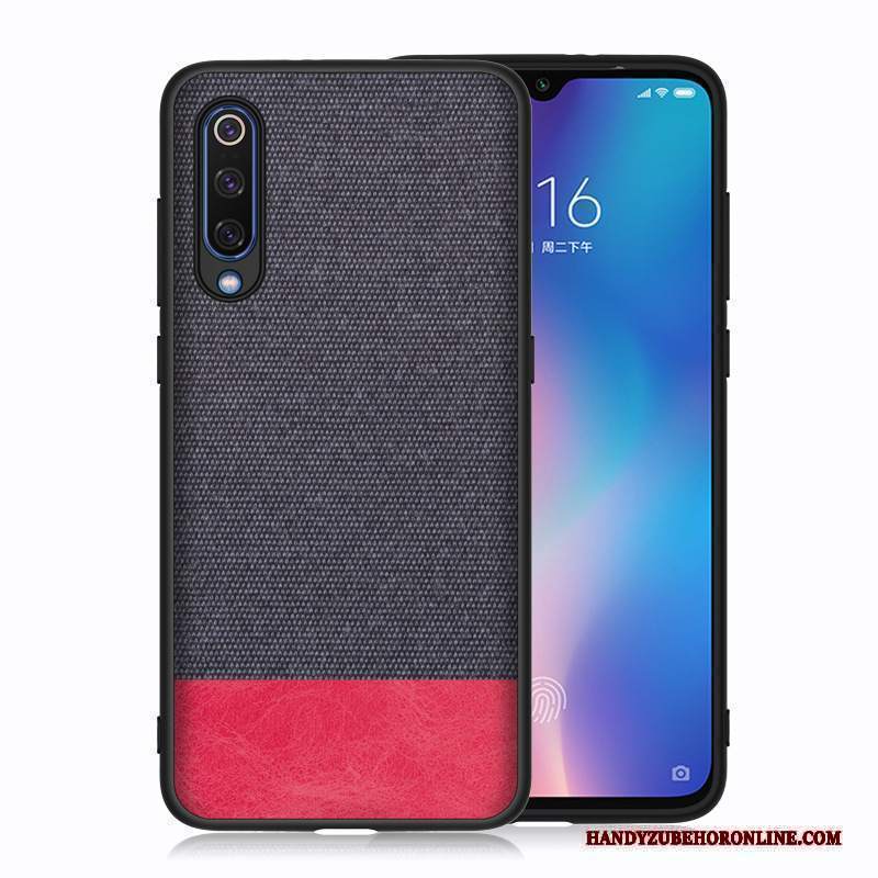 Custodia Mi A3 Silicone Anti-caduta Piccola, Cover Mi A3 Blu Rosso