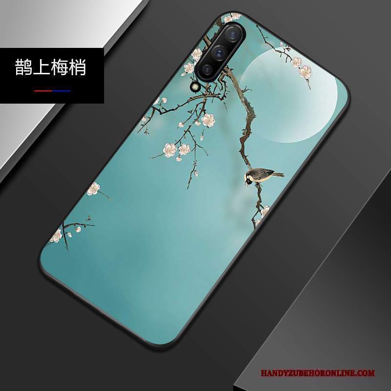 Custodia Mi A3 Silicone Marchio Di Tendenza Anti-caduta, Cover Mi A3 Goffratura Di Personalità Piccola