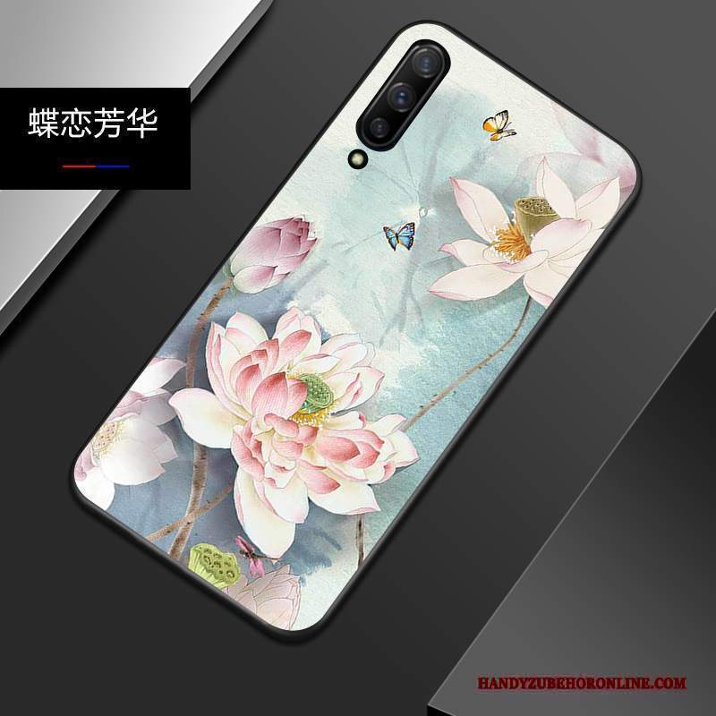 Custodia Mi A3 Silicone Marchio Di Tendenza Anti-caduta, Cover Mi A3 Goffratura Di Personalità Piccola